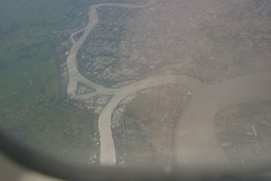 Mekong Delta von oben; Flug nach Con Dao