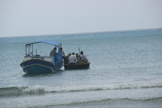 Zwischenstop bei einer Nachbarinsel