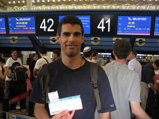 Jean-Yves freut sich, die erste Hürde hinter sich zu haben