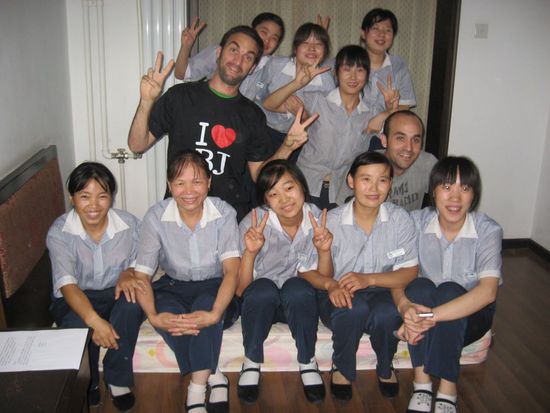 das freundliche Putz-Team im Wohnheim