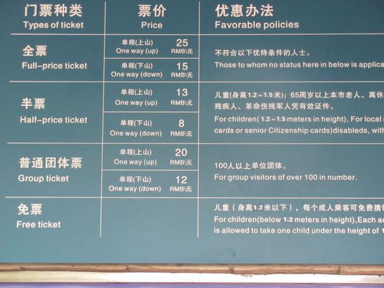 in Guangzhou gilt das Gruppenticket erst ab einer Gruppengröße von 100 Personen....