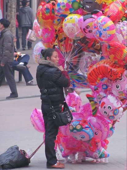 Bunte Farben im Grau im Grau in Beibei