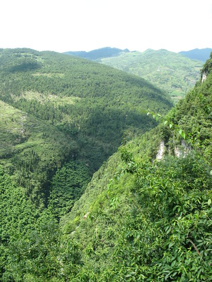 da muss man erst mal runter in die Schlucht