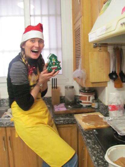 nach dem Pizzabacken wurden Plätzchen gebacken