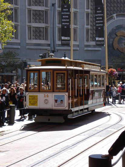 Wendeplatz des Cable Cars