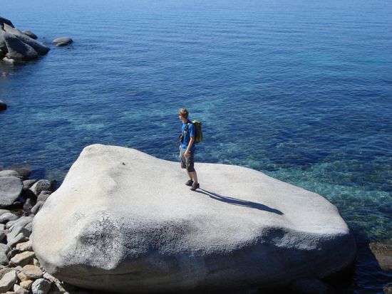"unser" Stein. Hier haben wir es uns gut gehen lassen!