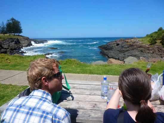 Unsere Aussicht vom Picknickplatz