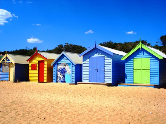 Beachhouses Brighton Beach