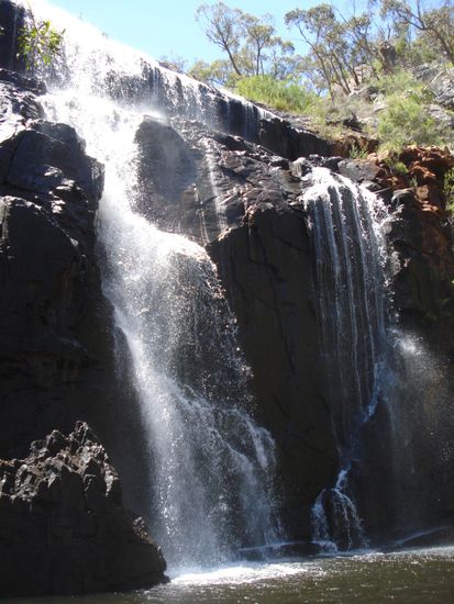 Der Ab- und vor allem Aufstieg war schweisstreibend, aber lohnend!