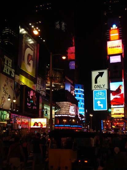 Times Square by night