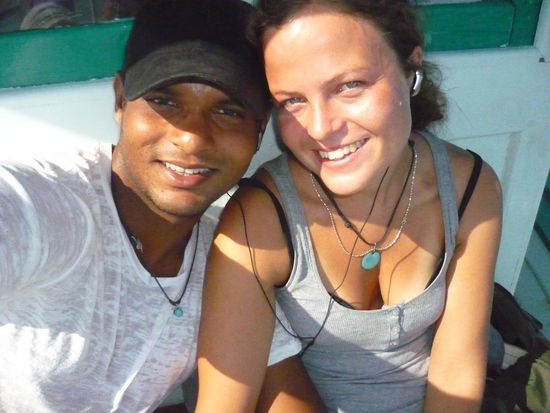 Auf dem Schiff nach Pak Meng. Endlich Urlaub! 