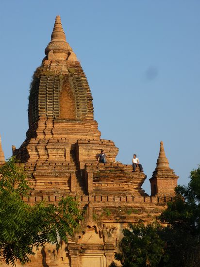 Unser Tempel der Wahl zum Sonnenuntergang- Gucken
