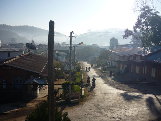 Kalaw am Morgen - haette wirklich einen Tag bleiben sollen..