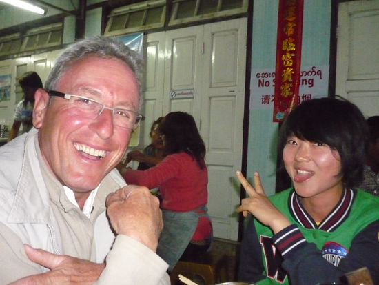 Alan und Kim...absolut grossartig...hatten keine gemeinsame Sprache und haben sich trotzdem stundenlang miteinander unterhalten