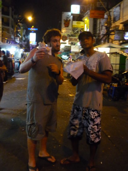 Mit Marshall und Nishaq unterwegs..