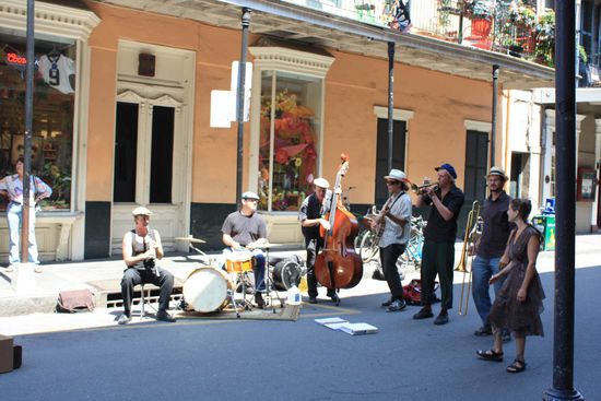 Irgend ne Jazzband in den Strassen