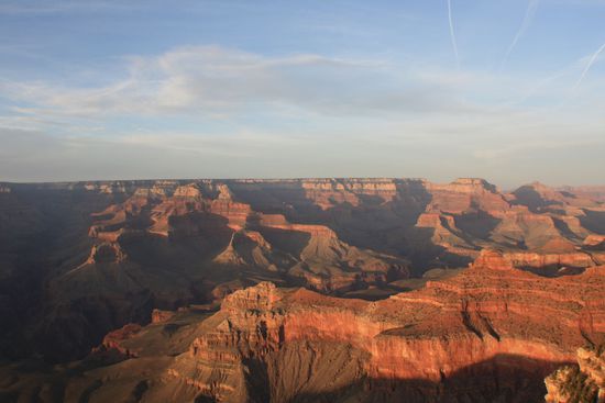 Während Sonnenuntergang