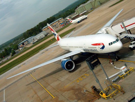 Unser Flieger nach Atlanta