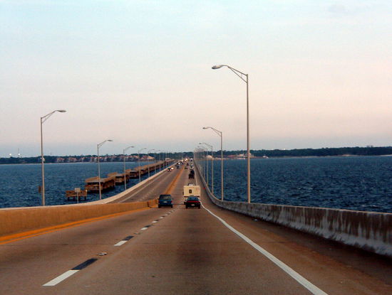 Ankunft in Pensacola