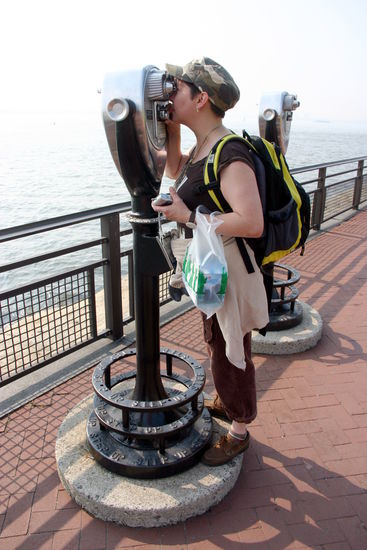 Blick nach Manhattan