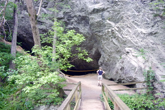 Der Eingang zur ehemaligen Salpetermine