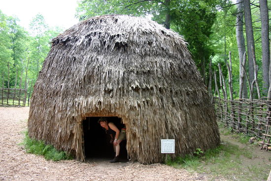 Mal sehen was in der Hütte ist