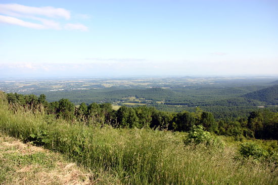 Blick auf das Shenandoah Valley