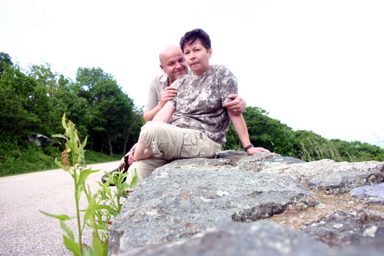 Auf dem Crescent Rock Overlook