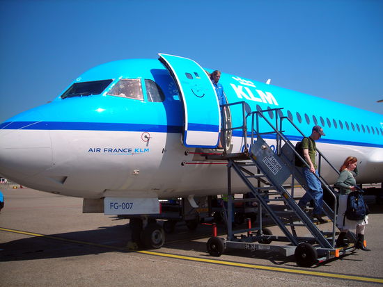 Ankunft in Amsterdam