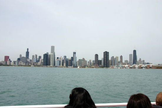 Links der Sears Tower; rechts der Hancock Tower