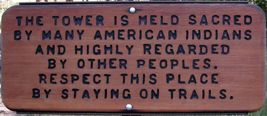 Den Indianern ist der Tower heilig