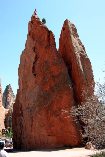 Der Freeclimber ist oben angekommen