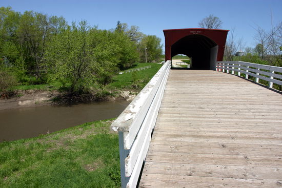 Die Brücke aus der Kameraperspektive von Clint Eastwood