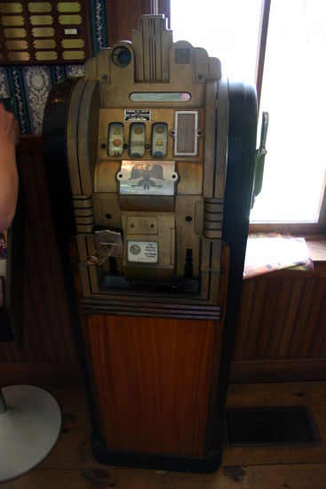 Ein antiker einarmiger Bandit