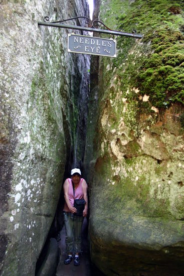 Claudi im Needles Eye
