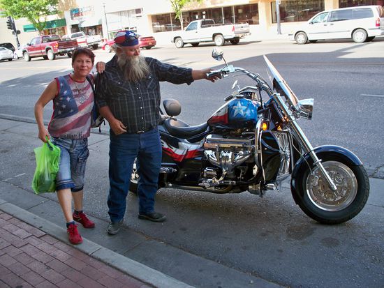 Ein lustiger Kerl war der Hillbilly mit seiner Bosshoss V8