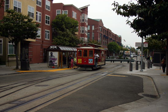 Die Cable Car Station in der Bay Street
