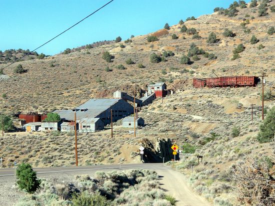 Eine stillgelegte Silbermine