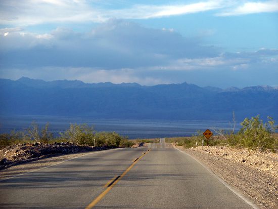 Kurz vor Panamint Springs