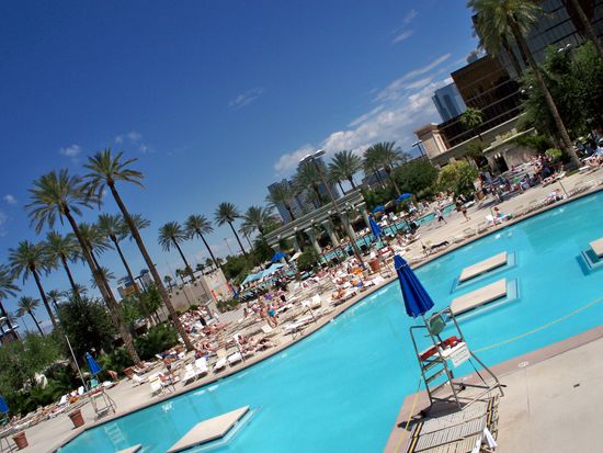 Der Pool vom Luxor