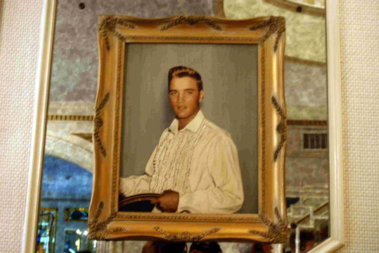 Saw the ghost of Elvis