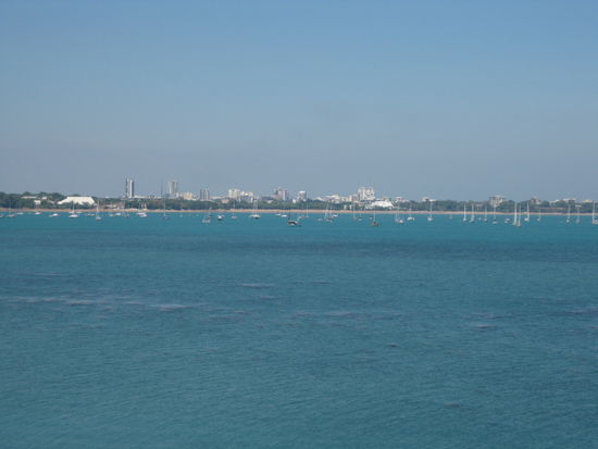 ein anderer Morgen - nach dem aufstehen (Ausblick auf Darwin)