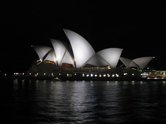 Opera House bei Nacht