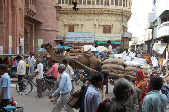 Stadtleben in Bikaner. Dabei ist es nur ne kleine Stadt