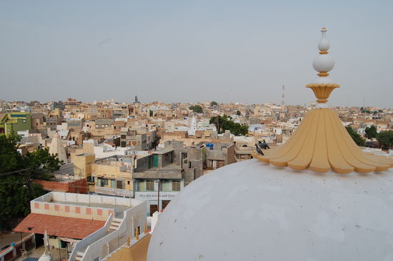 Blick vom Tempel