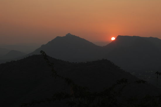 Sonnenuntergang in Udaipur