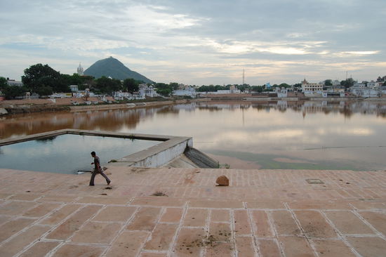 Pushkar am Abend