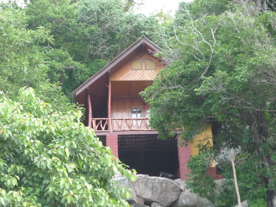 Unser Bungalow von aussen...