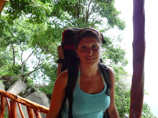 Jetzt heisst es den Abstieg starten...