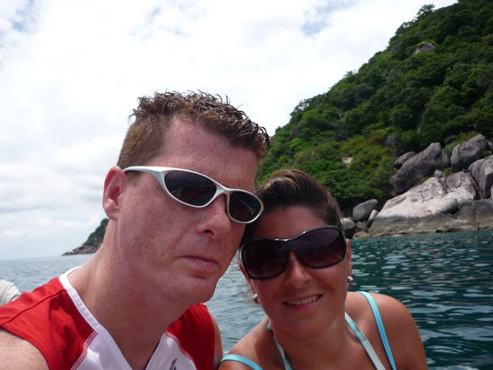 ... und ab geht es zum Hafen...